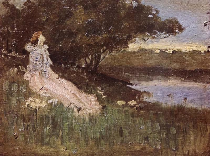 Charles conder Miss Raynor oil painting image